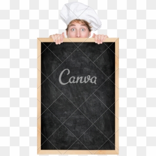 Funny Chef Showing Photos By Canva - Girl Clipart