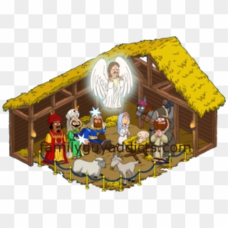 Manger - Family Guy Nativity Scene Clipart