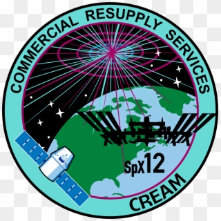 Spacex Crs-12 Patch Clipart