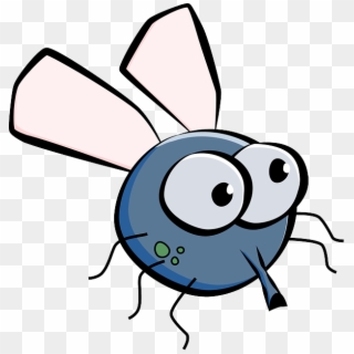 Housefly, House Fly, Fly, Insect, Wings, Eyes, Cartoon - Fly On The Wall Meme Clipart