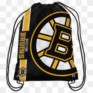 Boston Bruins Drawstring Backpack Nhl Big Logo Backsack - Boston Bruins Clipart