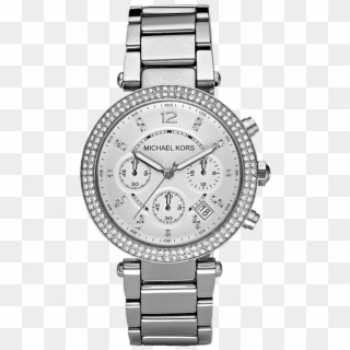 Michael Kors Parker - Silver Michael Kors Watch Ladies Clipart