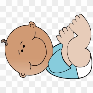 Black Baby Clipart - Baby Nappy Change Cartoon - Png Download