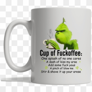 White Mug Left - Nice Hot Cup Of Fuckoffee Clipart