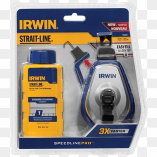 Irwin Strait Line® Speed Line Pro™ Chalk Reel And Chalk - Tiralineas Irwin Clipart