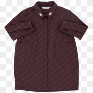 Tiny Cottons Shirt Dress Diagonal Stripes - Polo Shirt Clipart