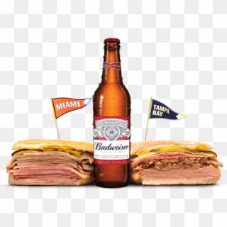 Cubano Sandwiches - Beer Bottle Clipart