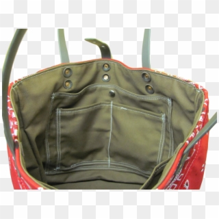 Red Bandana Tote Bag - Handbag Clipart
