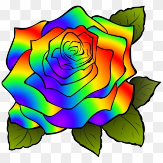 Flores Rosas Para Colorir Clipart