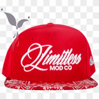 Limitless Mod Co Red Bandanna Snapback - Hat Clipart