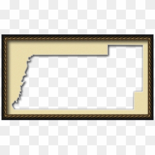 A Map Of Pasco With A Museum Style Picture Frame In - Frame Style Clipart