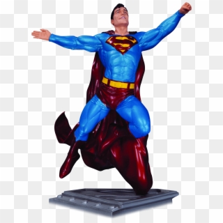 Superman Man Of Steel Statue - Gary Frank Superman Statue Clipart