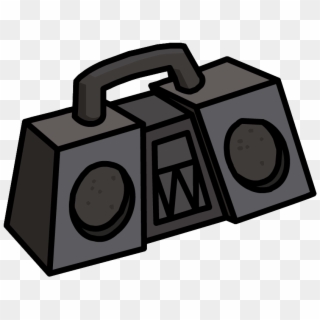 Boombox Clip Tattoos - Club Penguin Boombox - Png Download