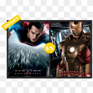 Iron Man Vs - Hombre De Acero Cartel Película Clipart