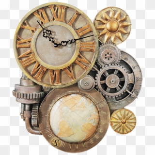 Gears Steampunk @ladyskye Art Ftestickers - Steampunk Clock Clipart