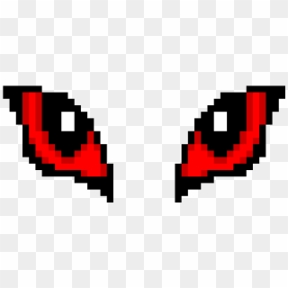 Red Cat Eyes - Evil Eye Pixel Art Clipart