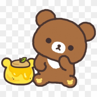 Honey Kawaii Cute Bear Brown Sweet Freetoedit Clipart