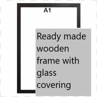 Black A1 Wooden Frame - Windows 7 Advertisement Clipart