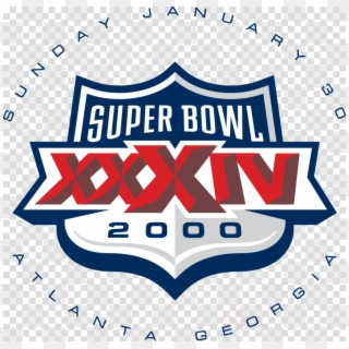 Download Super Bowl Xxxiv Logo Clipart Super Bowl Xxxiv - Super Bowl Xxxiv Logo - Png Download