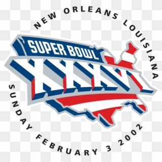 Super Bowl Xxii Was Played At The Rose Bowl - 2002 Super Bowl Logo Clipart