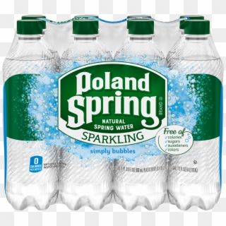 Poland Spring Simply Bubbles Sparkling Water, - Poland Spring Lemon Sparkling Water Clipart