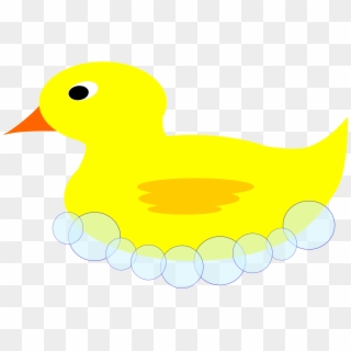 This Free Icons Png Design Of Rubber Ducky In Bubbles Clipart
