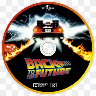 Back To The Future Bluray Disc Image - Back To The Future Car Scenes Clipart