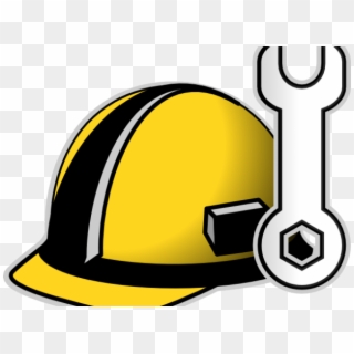 Hard Hat And Wrench Clipart