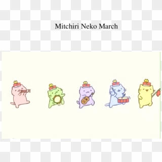 Mitchiri Neko March Sheet Music 1 Of 65 Pages - Mitchiri Neko Recorder Notes Clipart
