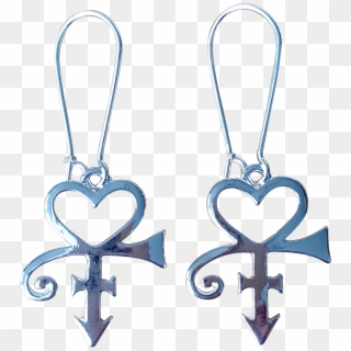 Prince Love Symbol Earrings, Very Cute - Earrings Clipart