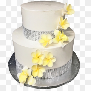 Plumeria Cake - Birthday Cake Clipart