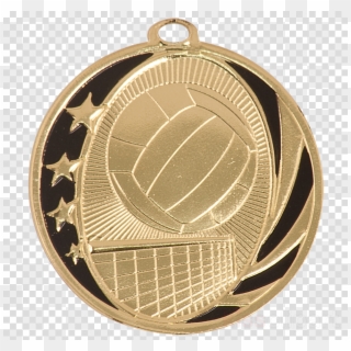 Volleyball Medals Clipart Gold Medal Award - Png Download