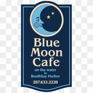 Blue Moon Cafe - Poster Clipart