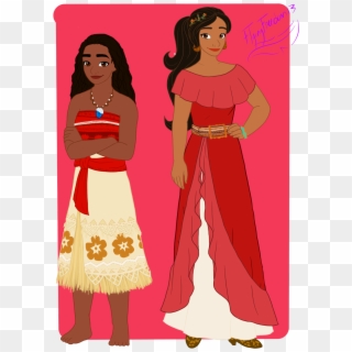 “my First Drawing Of Elena Of Avalor And Not My First - Girl Clipart