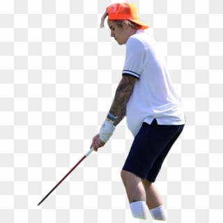 Justin Bieber Golfing - Miniature Golf Clipart