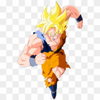 Who Is The Fastest Anime Character - El Maky Z Goku Ssj Clipart