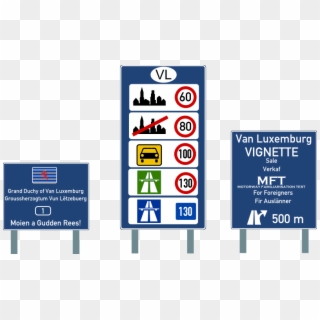Your Nation's Highway Sign Font - Traffic Sign Clipart