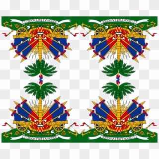 Middle Of The Haitian Flag Clipart