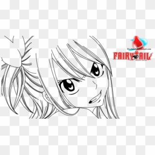 Lucy Heartfilia Lineart By Advance - Lucy Heartfilia Drawing Art Clipart