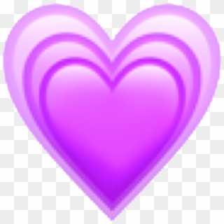 #kawaii #cute #purple #emoji #heart #art #aesthetic - Aesthetic Emoji Heart Png Clipart