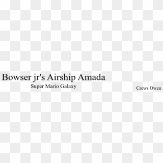 Bowser Jr's Airship Amada Sheet Music Composed By Crews - Slope Clipart