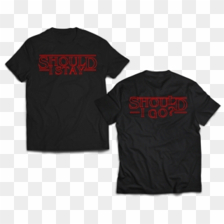 Stranger Things Stay Or Go Ver - Wftda Official Shirt Clipart