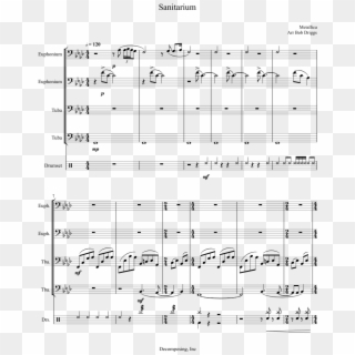 Frosty The Snowman Sheet Music Composed By Arranged - Burn The House Down Trumpet Part Clipart