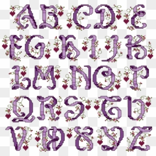 Writing Lines For Handwriting Practice Clip Art Commercial - Fairy Cross Stitch Alphabet - Png Download