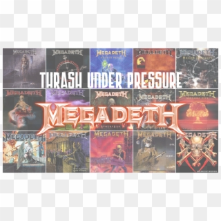 Thrash Under Pressure - Megadeth Albums Clipart