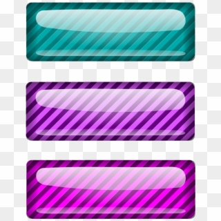 Illustration Of Colorful Blank Buttons - Glossy Button In Android Clipart