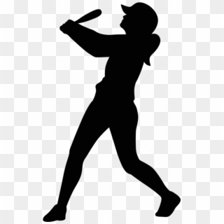 531 X 800 6 - Softball Silhouette Png Clipart