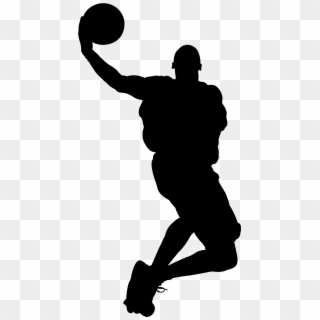 Basketball Silhouette - Silhouette Clipart