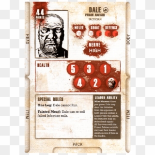 Walking Dead All Out War Character Cards Clipart