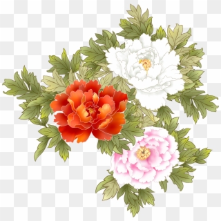 Floral Design Flower Pattern - Fleurs Dessin Sur Fond Transparent Clipart
